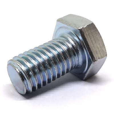 Din 933 high strength grade8.8 zinc plated hex head bolt with nuts