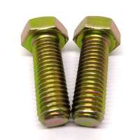 DIN933 DIN931 White Yellow Zinc Plated Galvanized Hex bolt