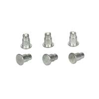 Custom made stainless steel flat head shoulder wheel rivets for automobile