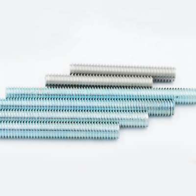 M6 Hollow Slotted Screw Threaded Steel Rod