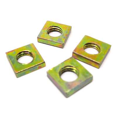 Stainless Steel Galvanized Carbon Steel Brass Copper Thin Square Nut