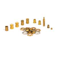 Factory supply customized brass threaded insert nuts