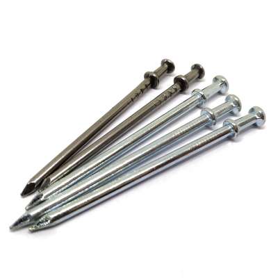 China Factory Polish Galvanized Two Double Head Wire Duplex Nail